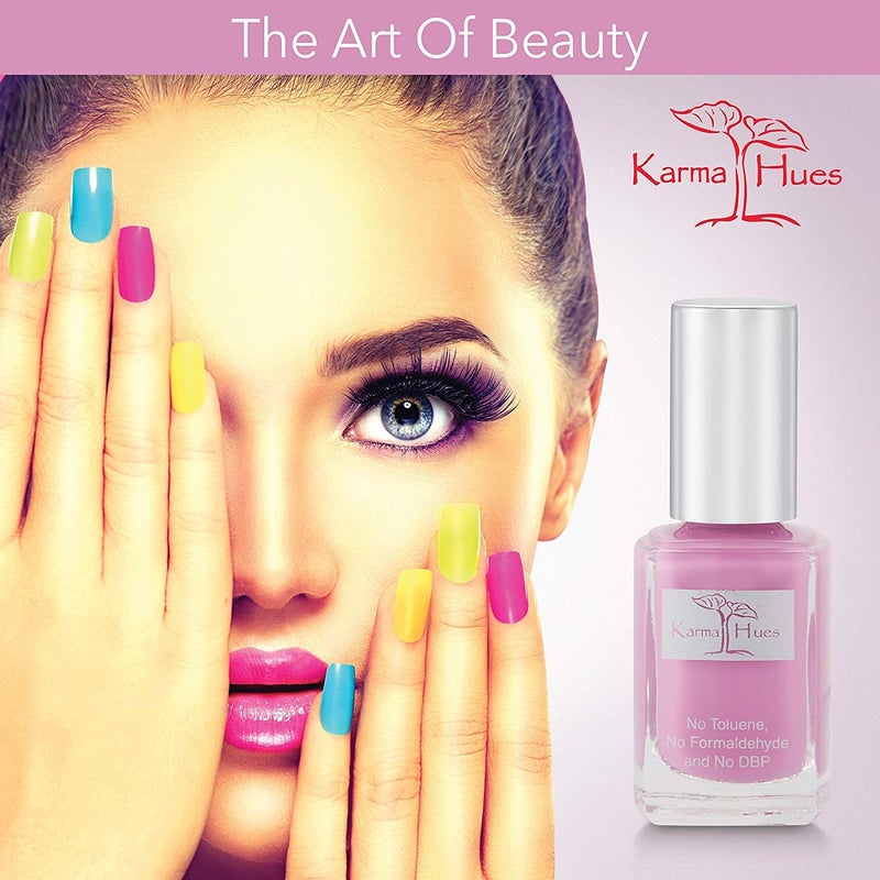 karma organic Karma Naturals Nail Polish â€“ Non-Toxic, Vegan & Cruelty-Free (Lala Lilac, 0.43 fl oz) - Image 3